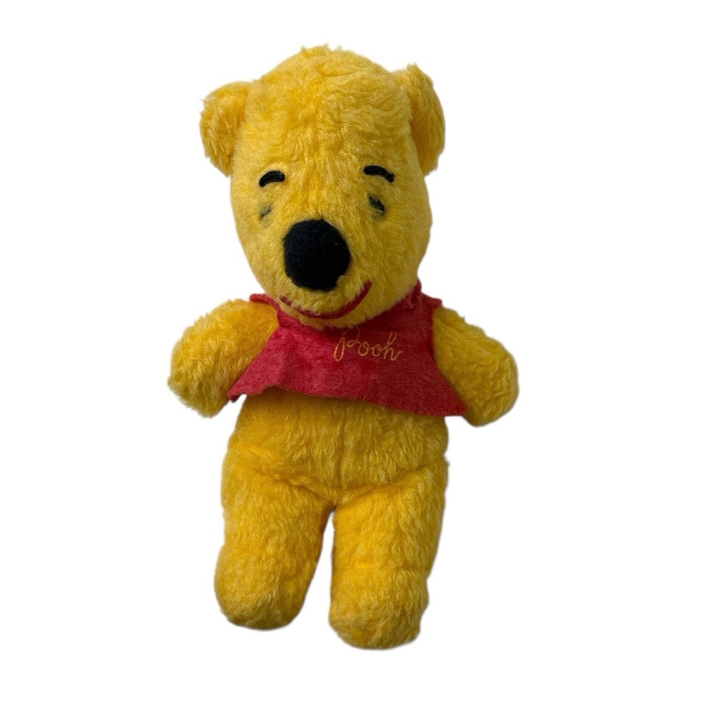 Vintage 60s 70s Walt Disney Gund‎ Sears Classic Winnie The Pooh Plush Bear 9.5"